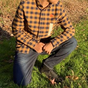 St John’s Bay Men’s Flannel Button-Up Shirt